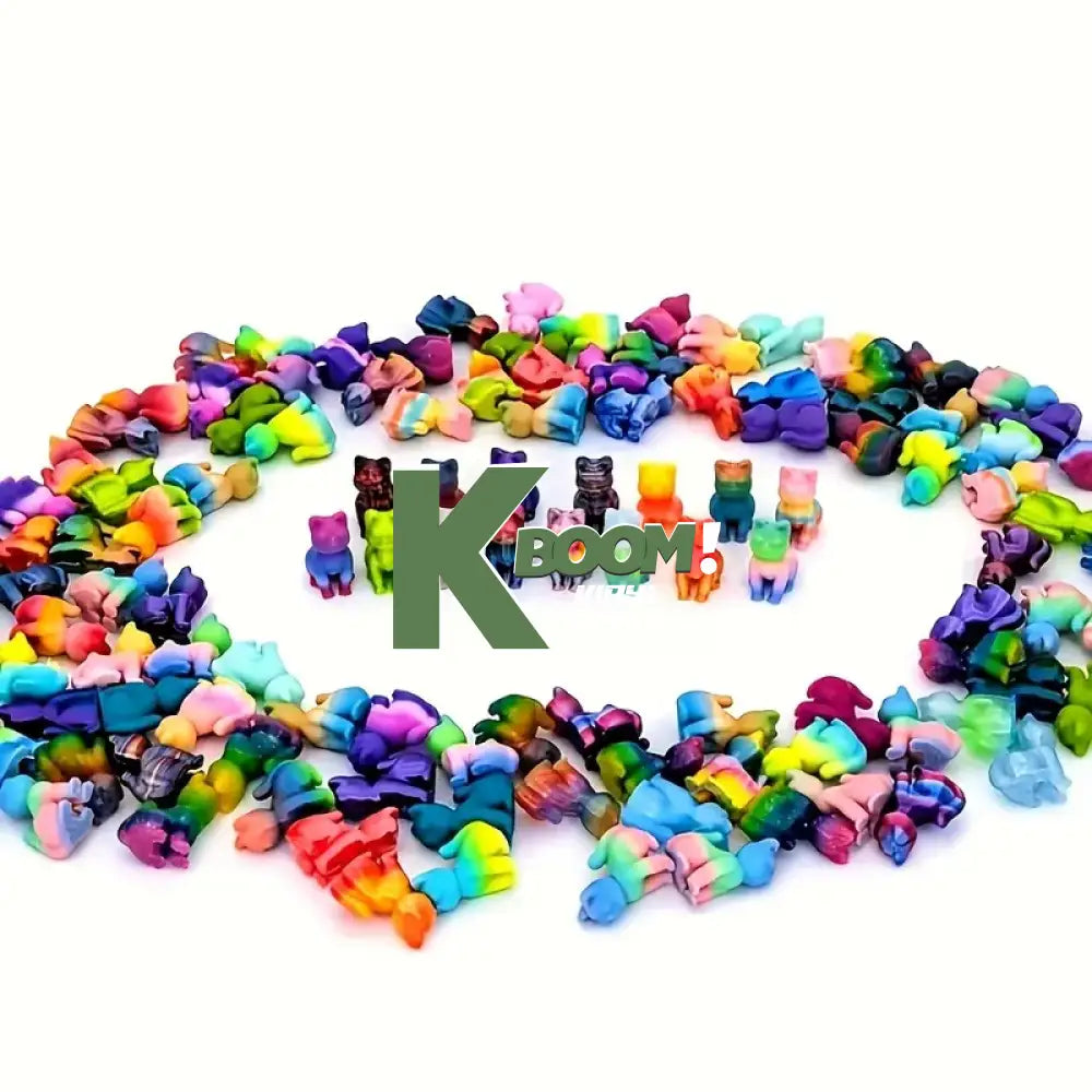 10 x 3D Printed Mini Cats