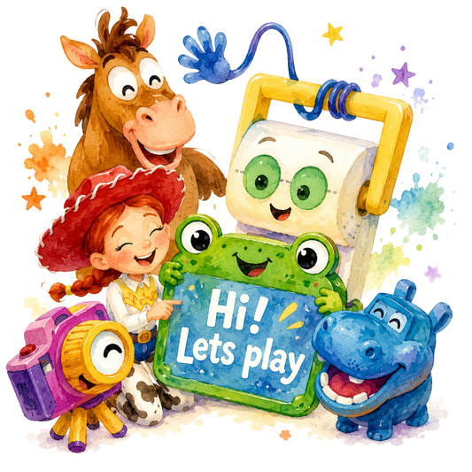 Iron On DTF Transfers For T-Shirt Clothes about 22cm 10 to choice from Toy Story 5