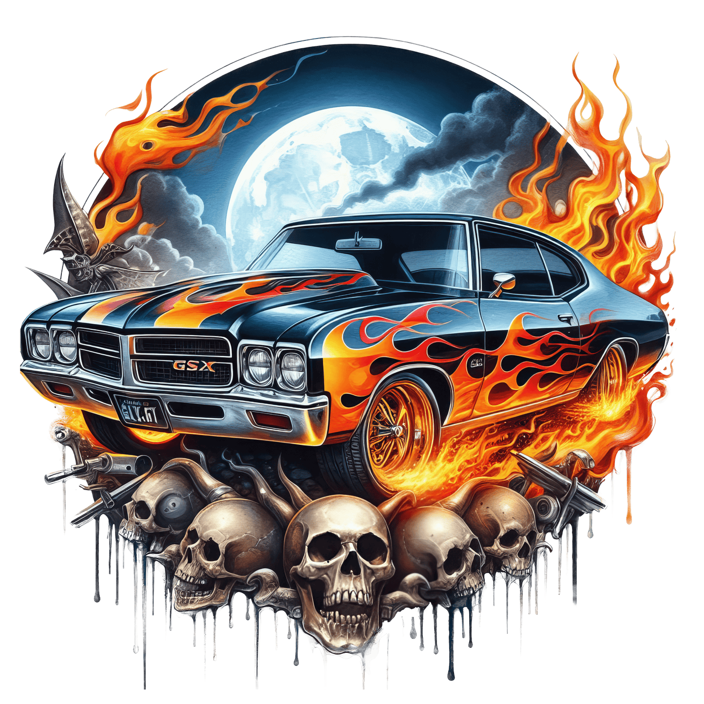 Iron On DTF Transfers For T-Shirt Clothes about 22cm 10 to choice from