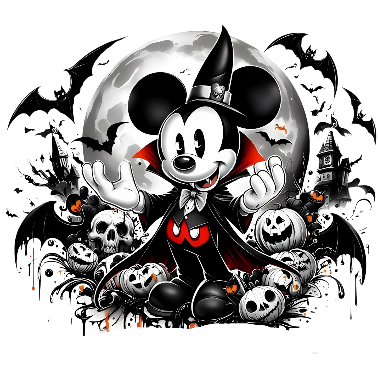Iron On DTF Transfers For T-Shirt Clothes about 15cm Kids size Mickey mouse 2 1 - 26