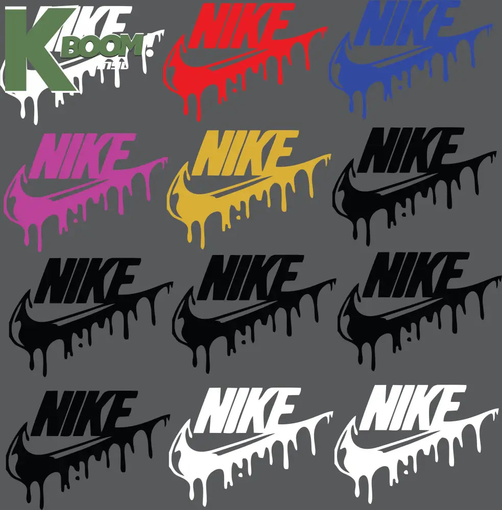 12 X NIKE VARIATIONS IRON ON HEAT TRANSFER SPORT