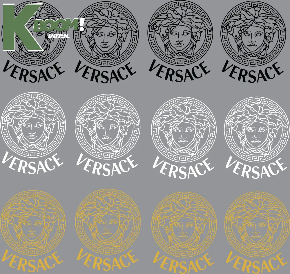 12 X Versace VARIATIONS IRON ON HEAT TRANSFER SPORT