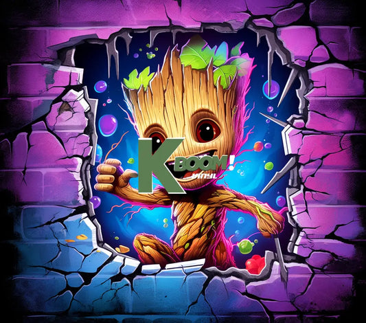 20 Oz Skinny Tumblers 3D Baby Super Heroes 60 image to choice from 2