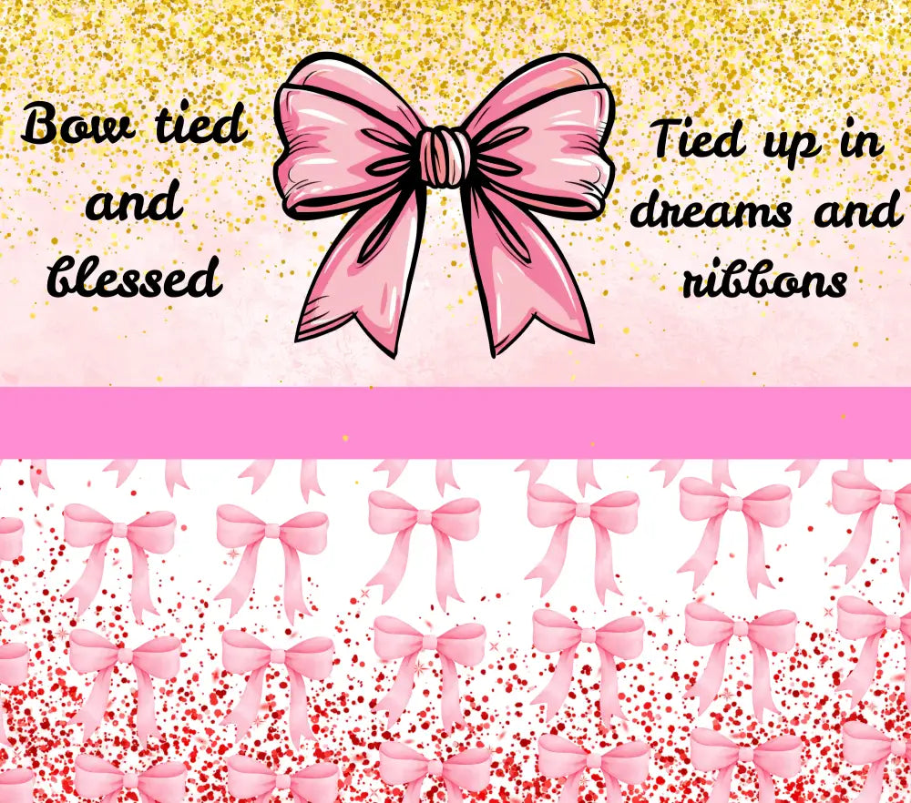 20 Oz Skinny Tumblers bows 1 design 18 images to choice from 10