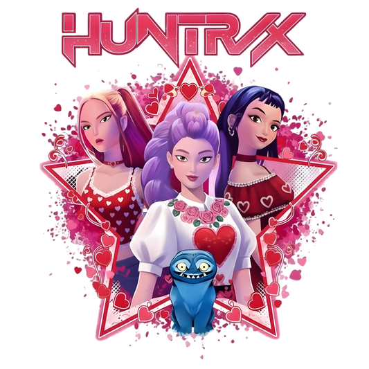 Iron On DTF Transfers For T-Shirt Clothes about 22cm 10 to choice from Valentines