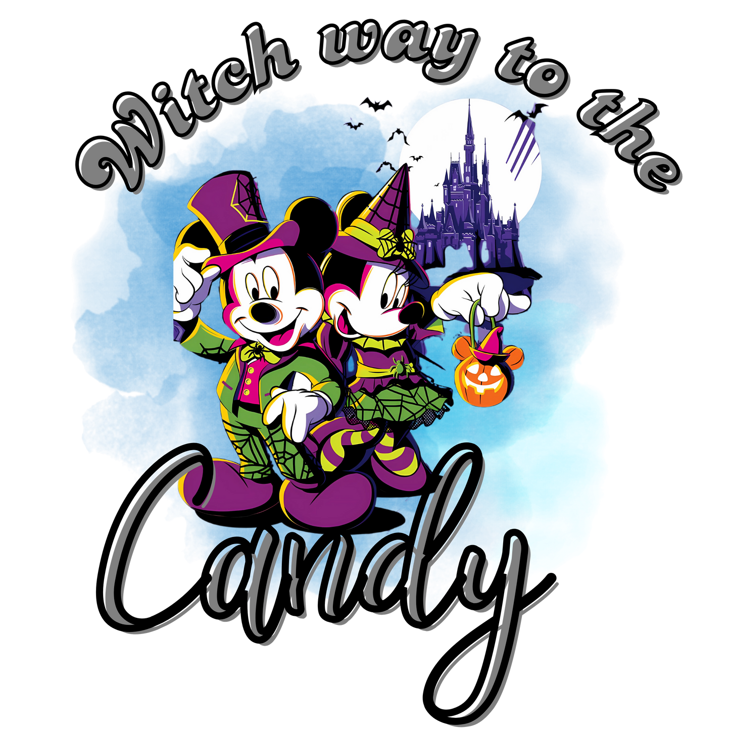 Iron On DTF Transfers For T-Shirt Clothes about 15cm Kids size Mickey mouse 1- 26
