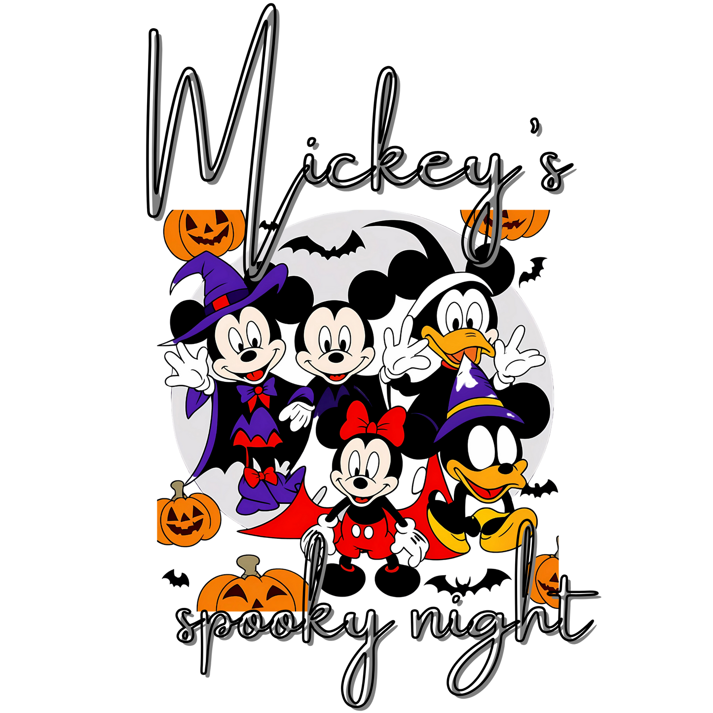 Iron On DTF Transfers For T-Shirt Clothes about 15cm Kids size Mickey mouse 1- 26