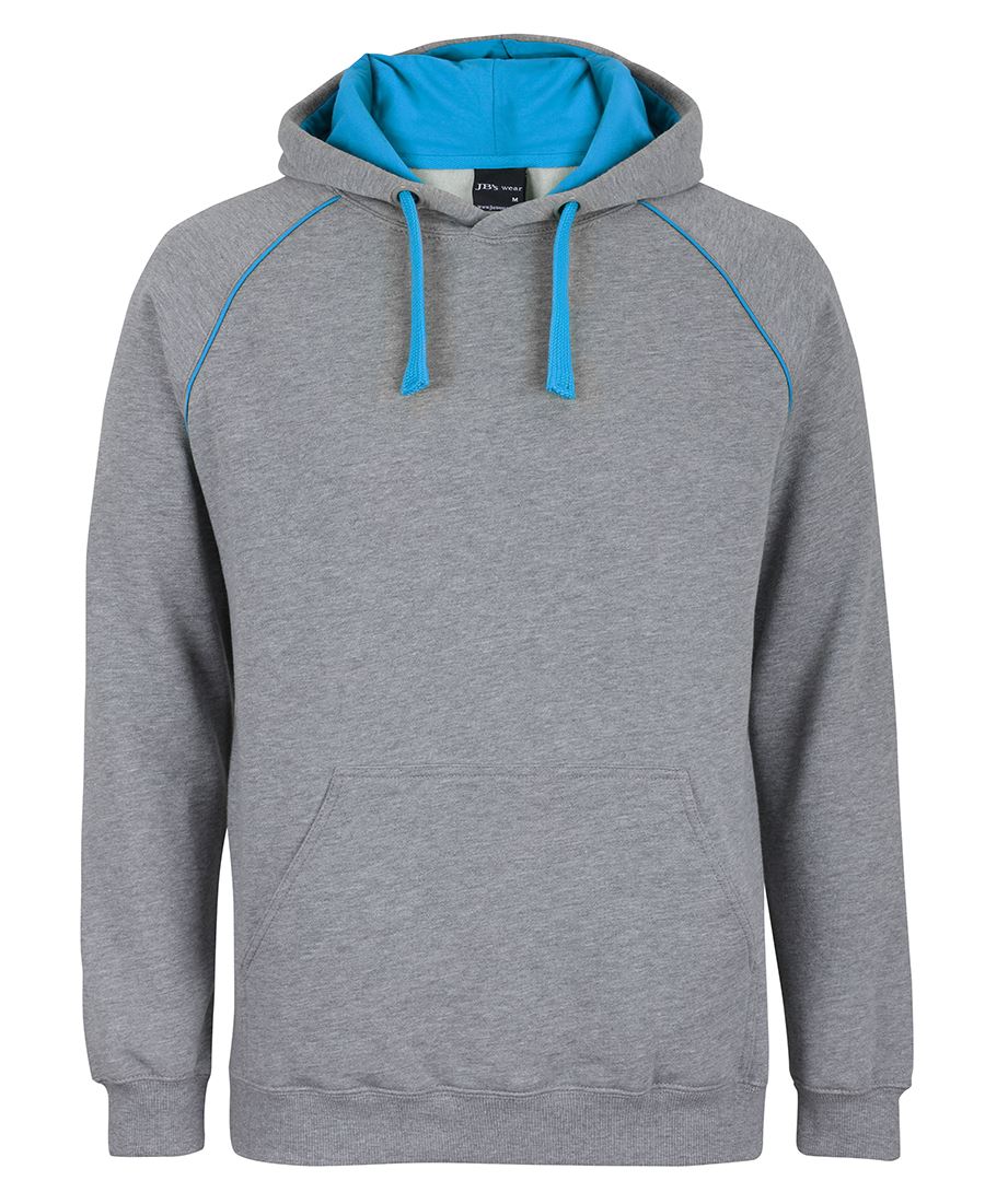 JB's Kids & Adults Contrast Fleecy Hoodie 3CFH 6 Colours to choice from
