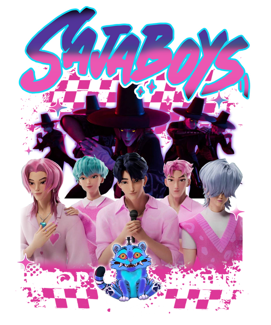 Iron On DTF Transfers For T-Shirt Clothes about 20cm 5 to choice from