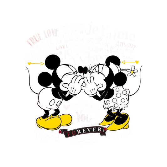 Iron On DTF Transfers For T-Shirt Clothes about 22cm 10 to choice from Valentines