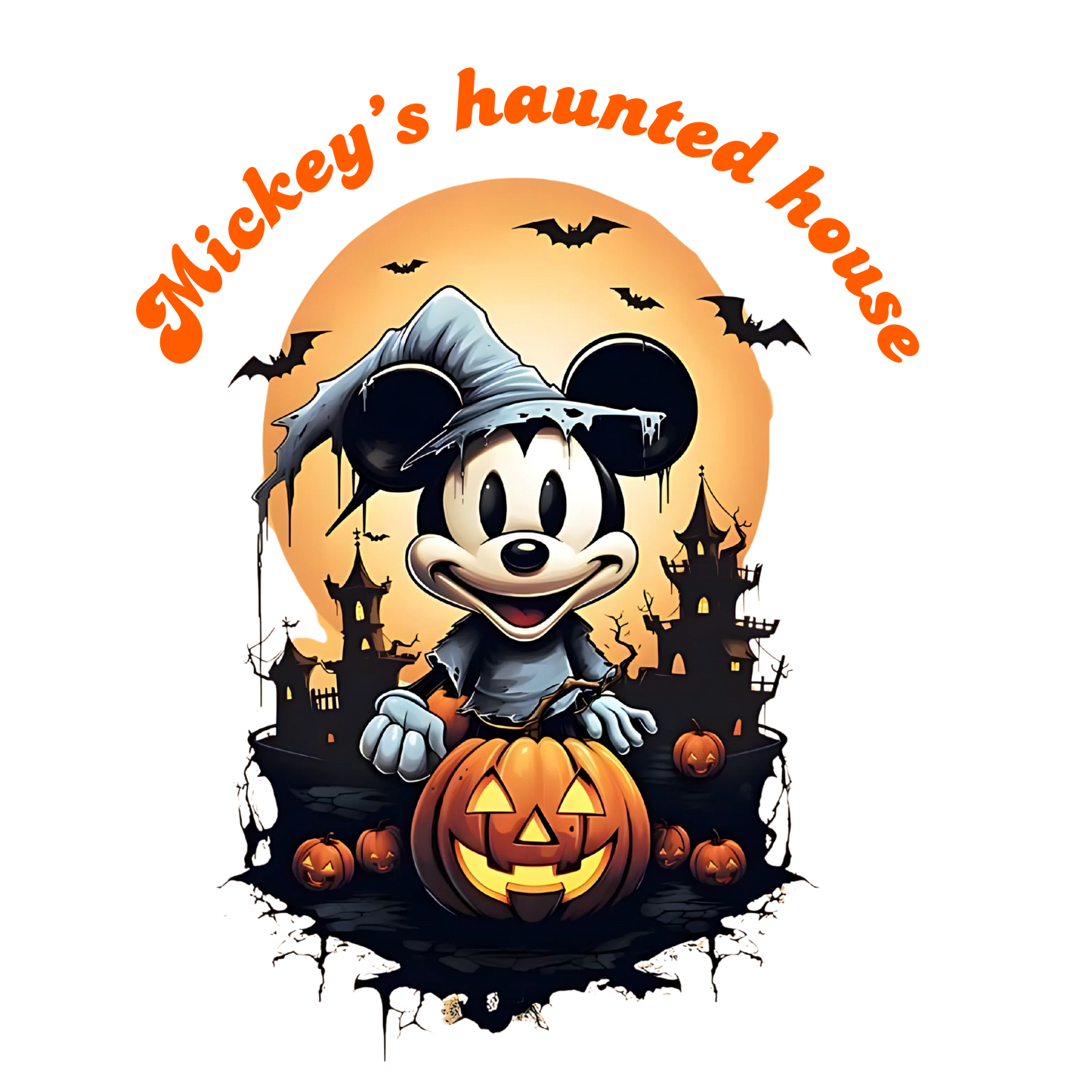Iron On DTF Transfers For T-Shirt Clothes about 15cm Kids size Mickey mouse 1- 26