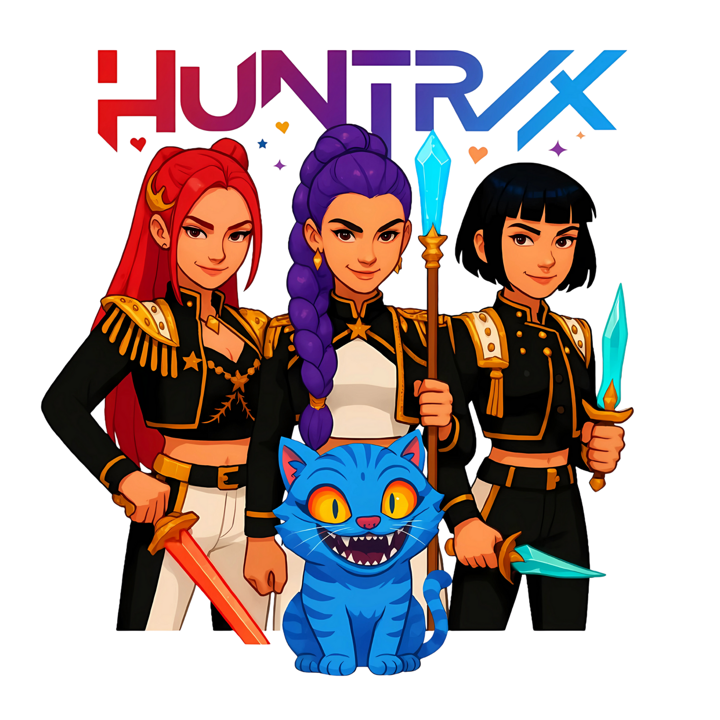 Iron On DTF Transfers For T-Shirt Clothes about 20cm 5 to choice from