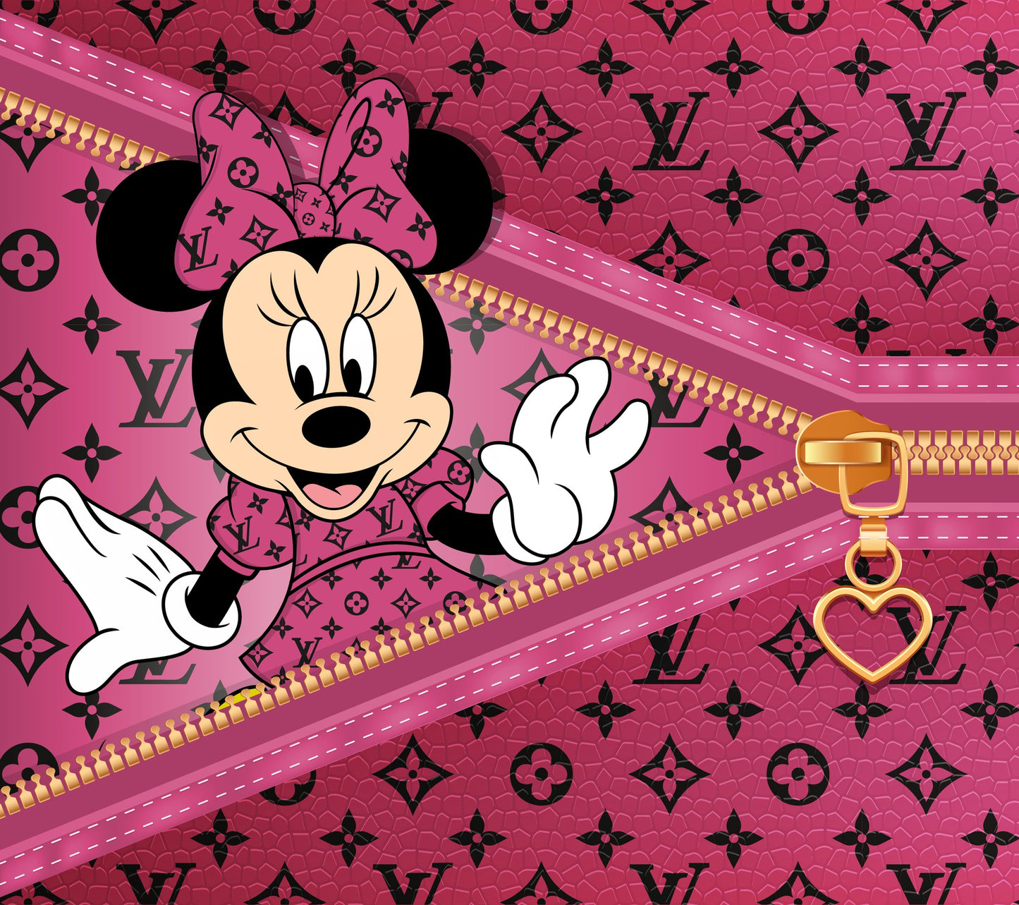 20 Oz Skinny Tumblers LV Minnie design 47 image to choice from