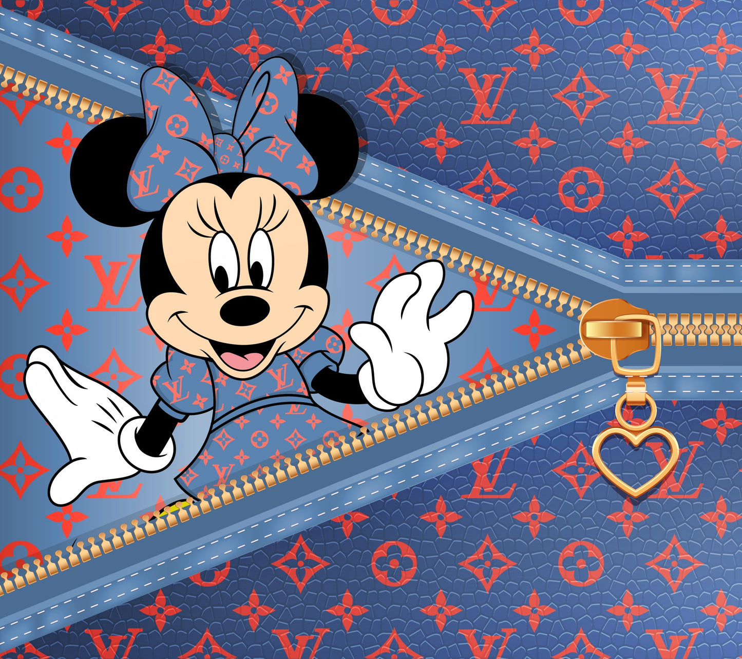20 Oz Skinny Tumblers LV Minnie design 47 image to choice from
