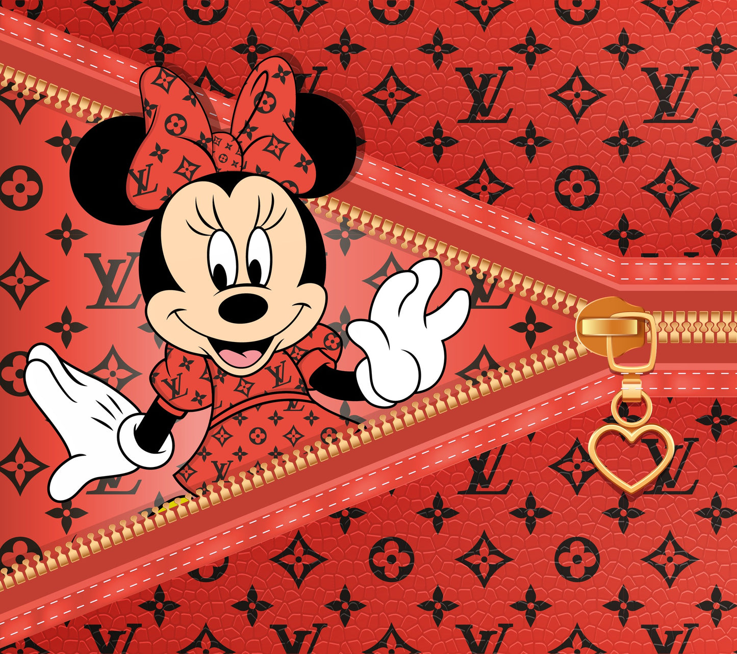 20 Oz Skinny Tumblers LV Minnie design 47 image to choice from