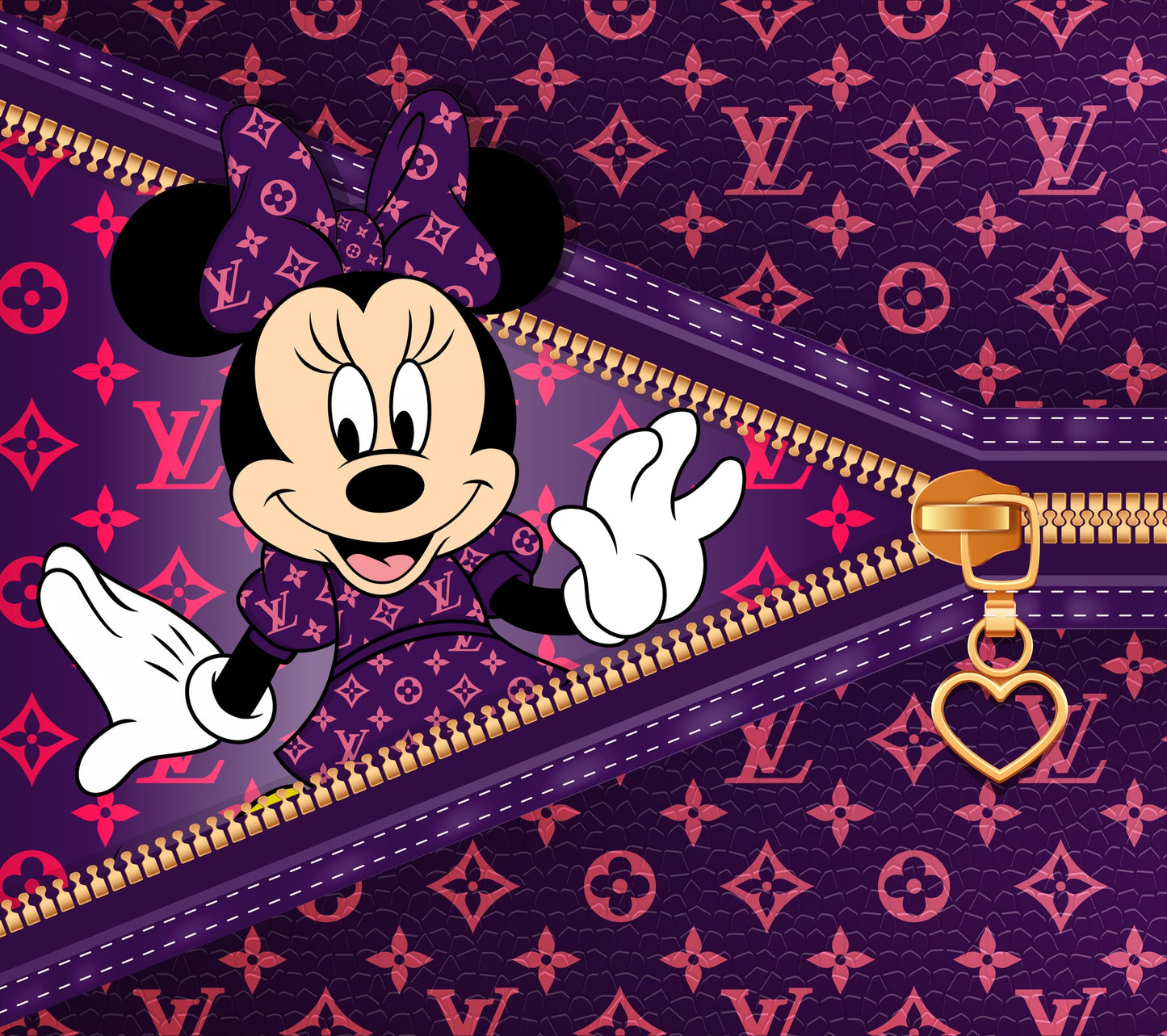 20 Oz Skinny Tumblers LV Minnie design 47 image to choice from