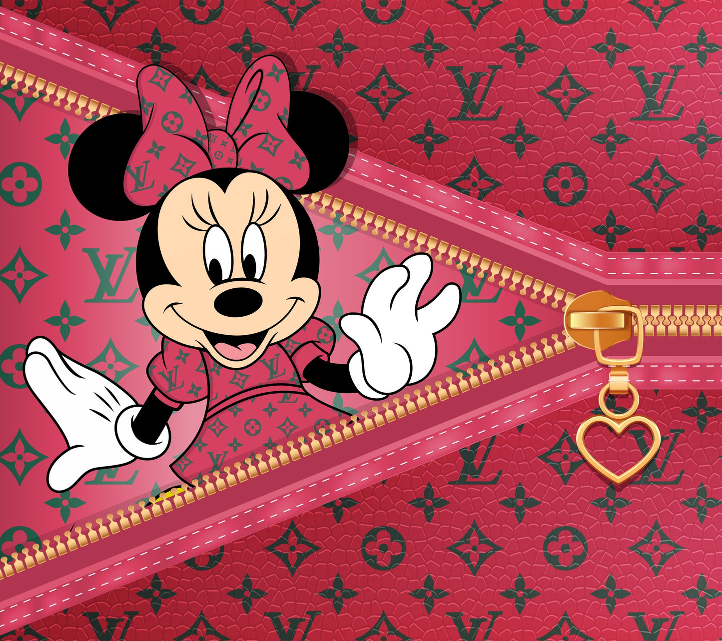 20 Oz Skinny Tumblers LV Minnie design 47 image to choice from