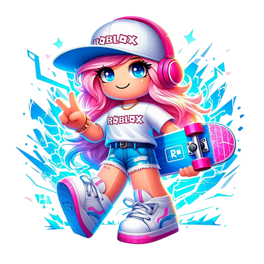 Iron On DTF Transfers For T-Shirt Clothes about 20cm 8 to choice from Roblox 2