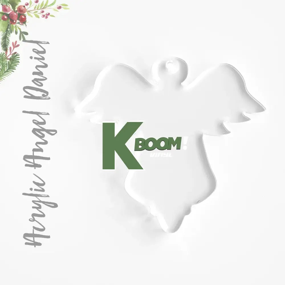 ACRYLIC CHRISTMAS ORNAMENTS BLANK ANGEL Blanks