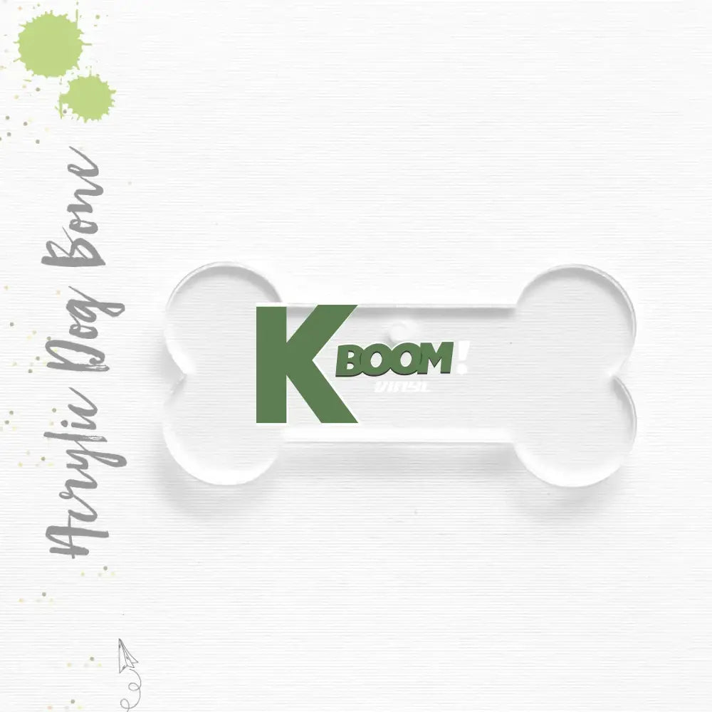 ACRYLIC DOG BONE Blanks