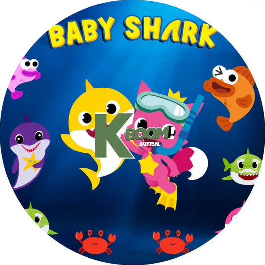 Car Coaster 6 per page Baby Shark 1 design 18 images to choice from 2