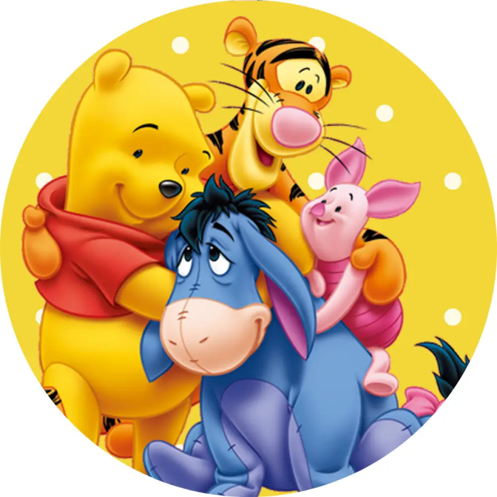 Car Coaster 6 per page Pooh design 18 images to choice from 1