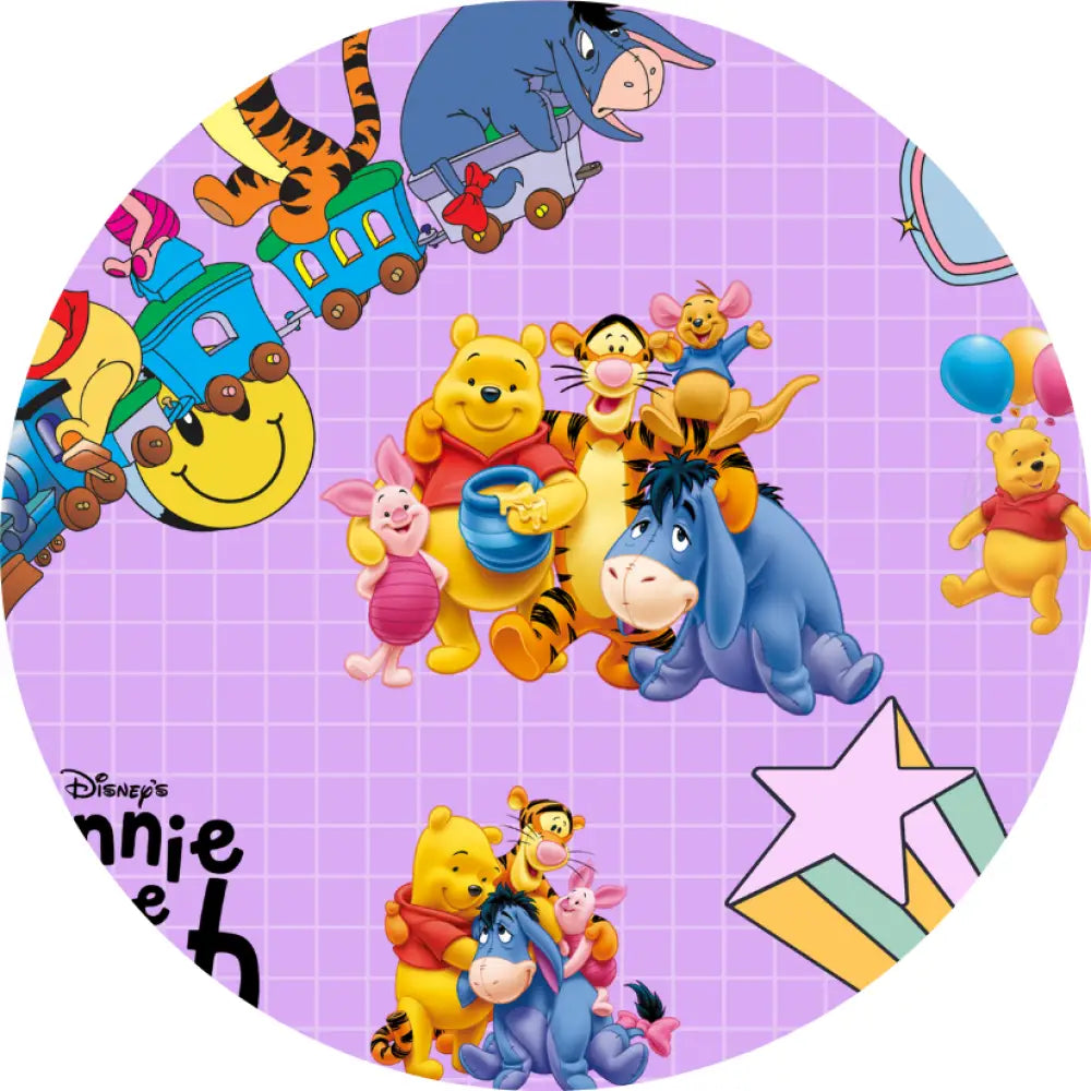 Car Coaster 6 per page Pooh design 18 images to choice from 16