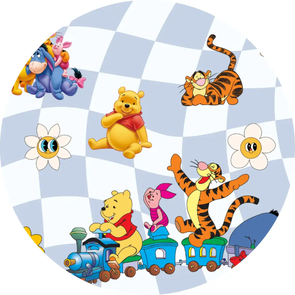 Car Coaster 6 per page Pooh design 18 images to choice from 18