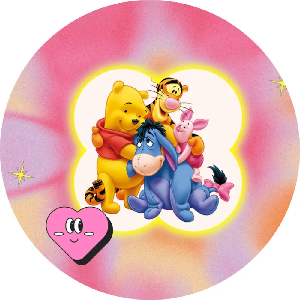 Car Coaster 6 per page Pooh design 18 images to choice from 7