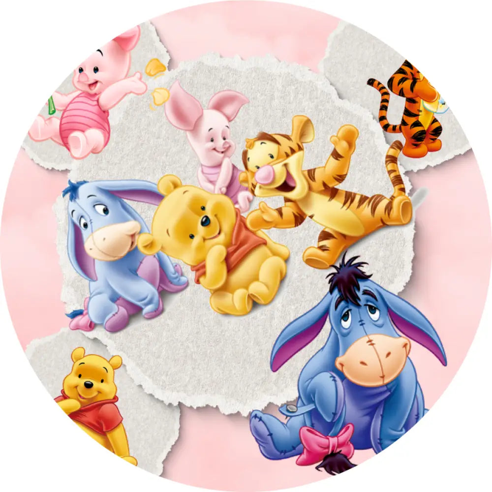 Car Coaster 6 per page Pooh design 18 images to choice from 9
