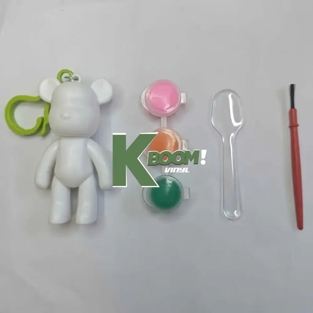 DIY Craft Kit 6pcs Graffiti Doll Keychain