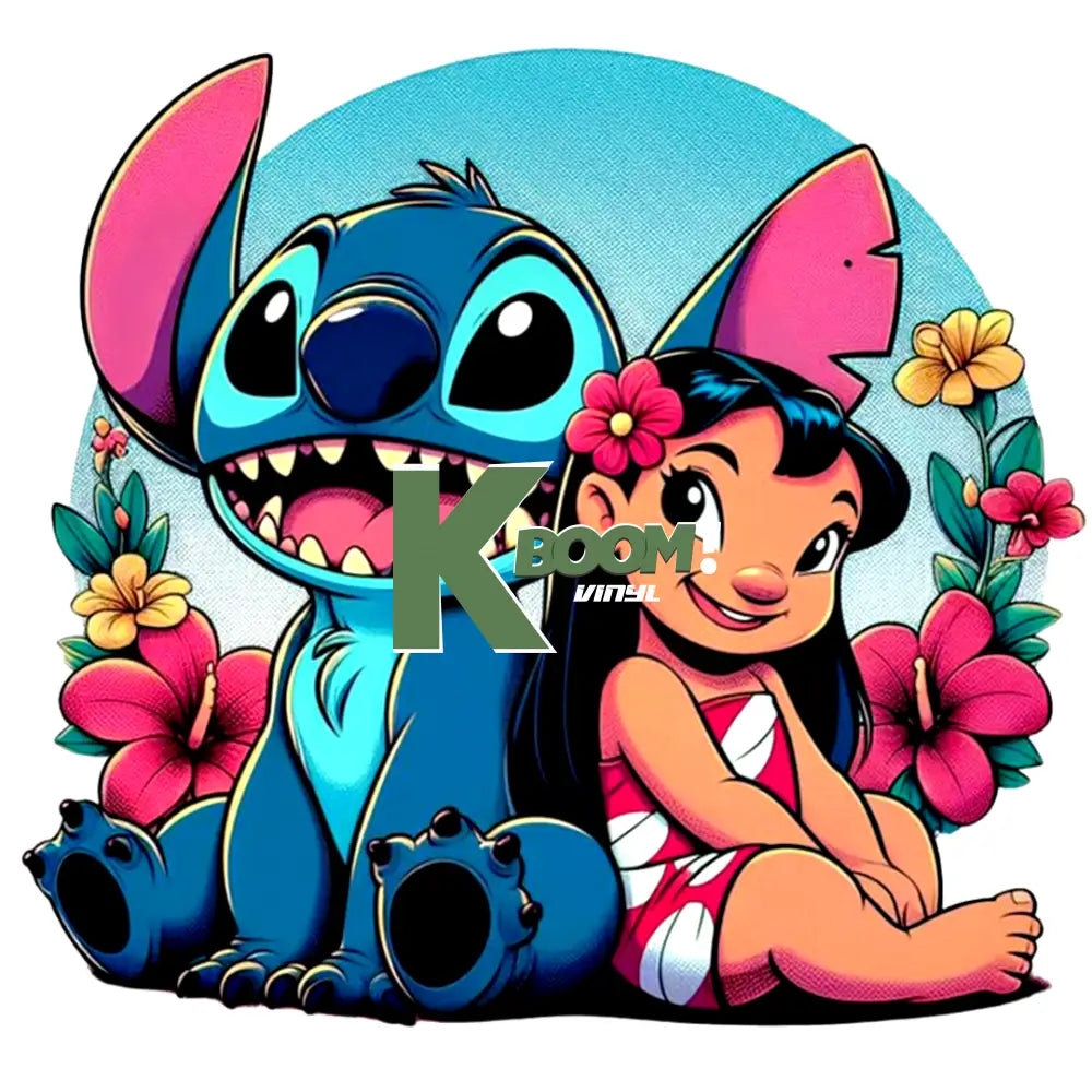 DTF Prints RTP Lily & Stitch