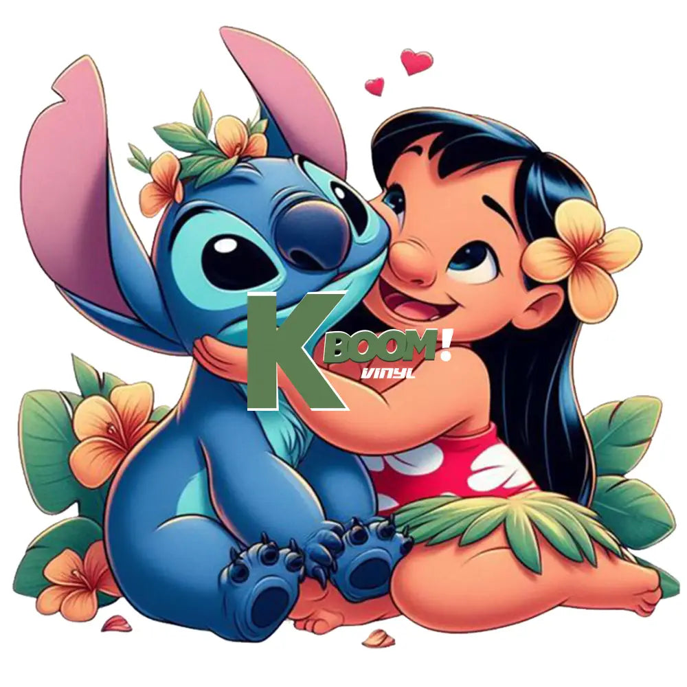 DTF Prints RTP Lily & Stitch