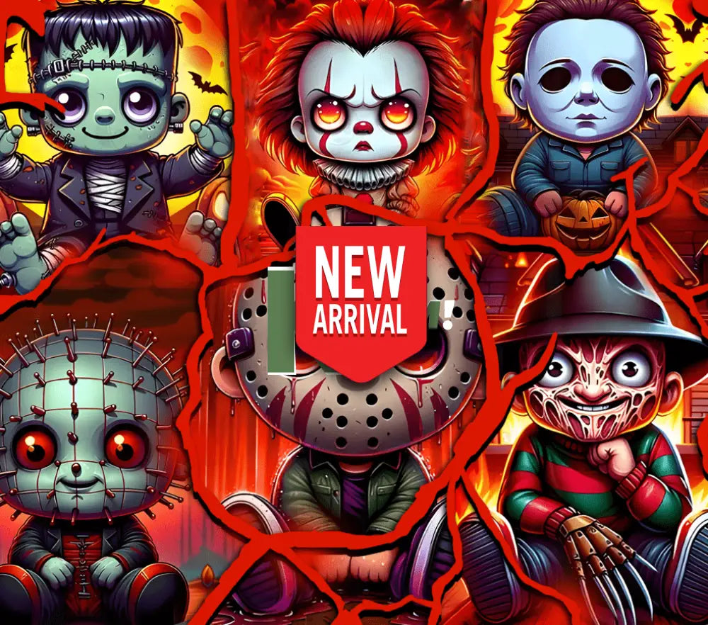 Halloween 20oz tumbler prints ready to press 64 89 24