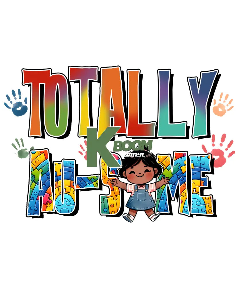 Iron On DTF Transfers For T-Shirt Clothes about 15cm Autism 14 DTF Transfers