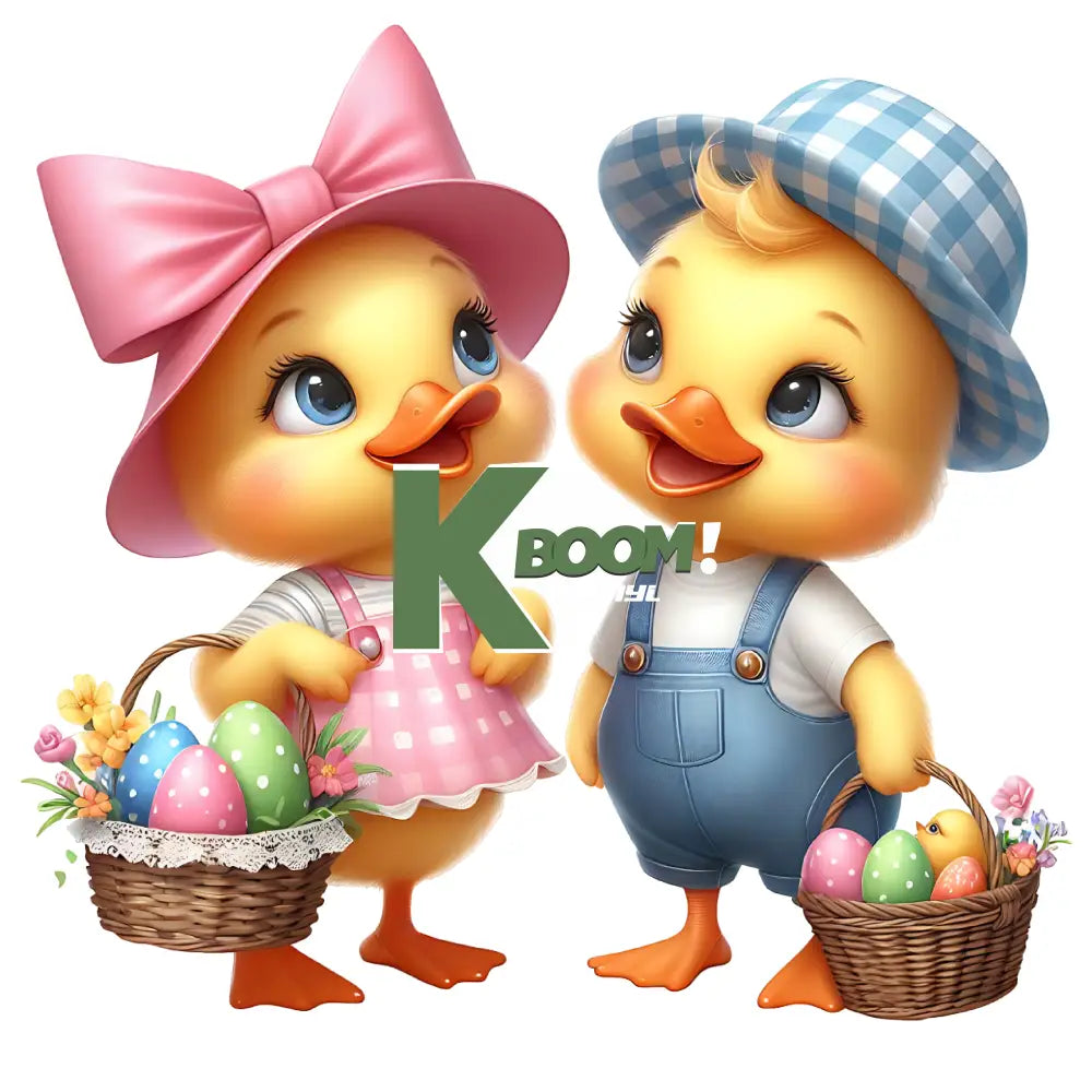 Iron On DTF Transfers For T-Shirt Clothes about 15cm Easter DTF Transfers