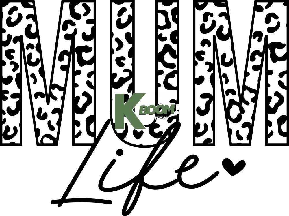 Iron On DTF Transfers For T-Shirt Clothes about 15cm MUM 6 DTF Transfers