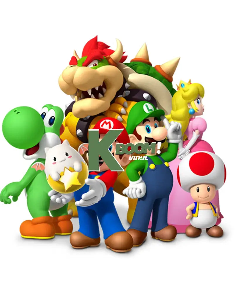 Iron On DTF Transfers For T-Shirt Clothes about 20cm Mario2 DTF Transfers