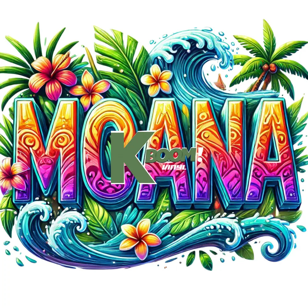 Iron On DTF Transfers For T-Shirt Clothes about 20cm moana 5 DTF Transfers