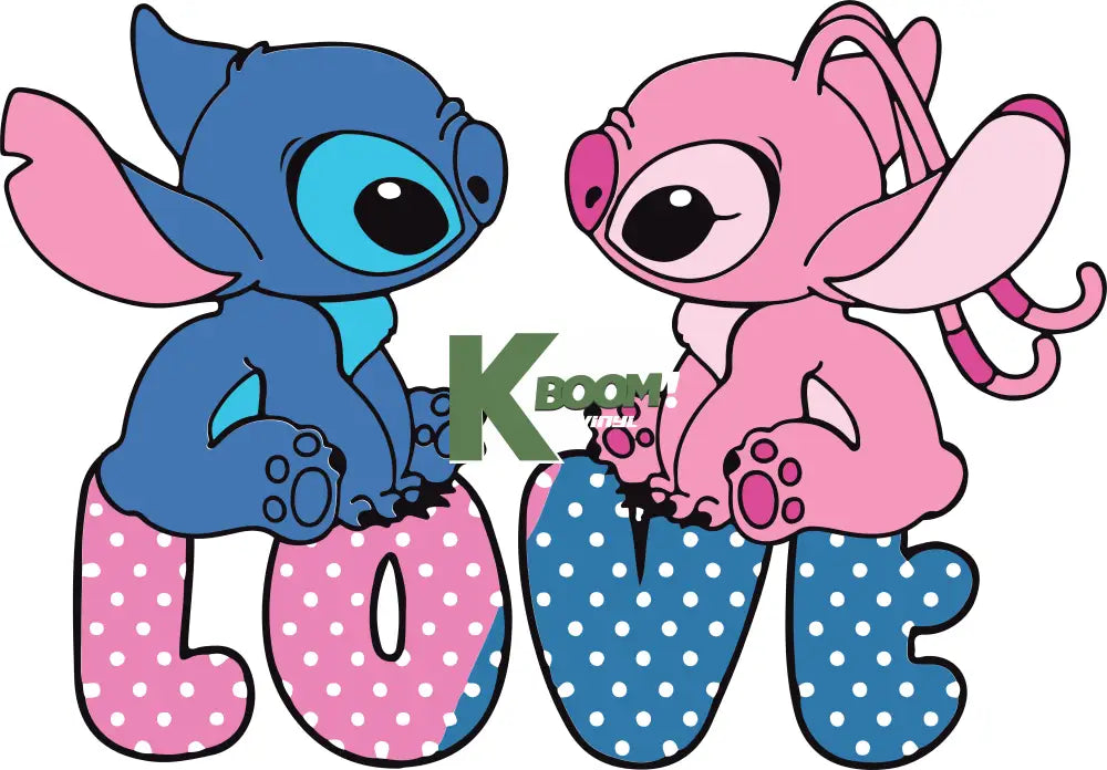 Iron On DTF Transfers For T-Shirt Clothes about 20cm Stitch 6 DTF Transfers