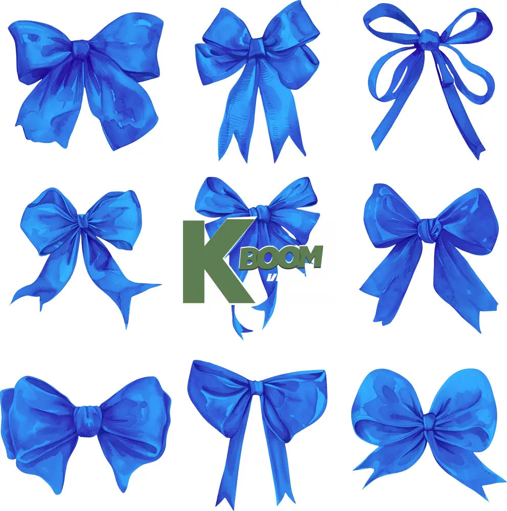 Iron On DTF Transfers For T-Shirt Clothes about 25cm Bows DTF Transfers