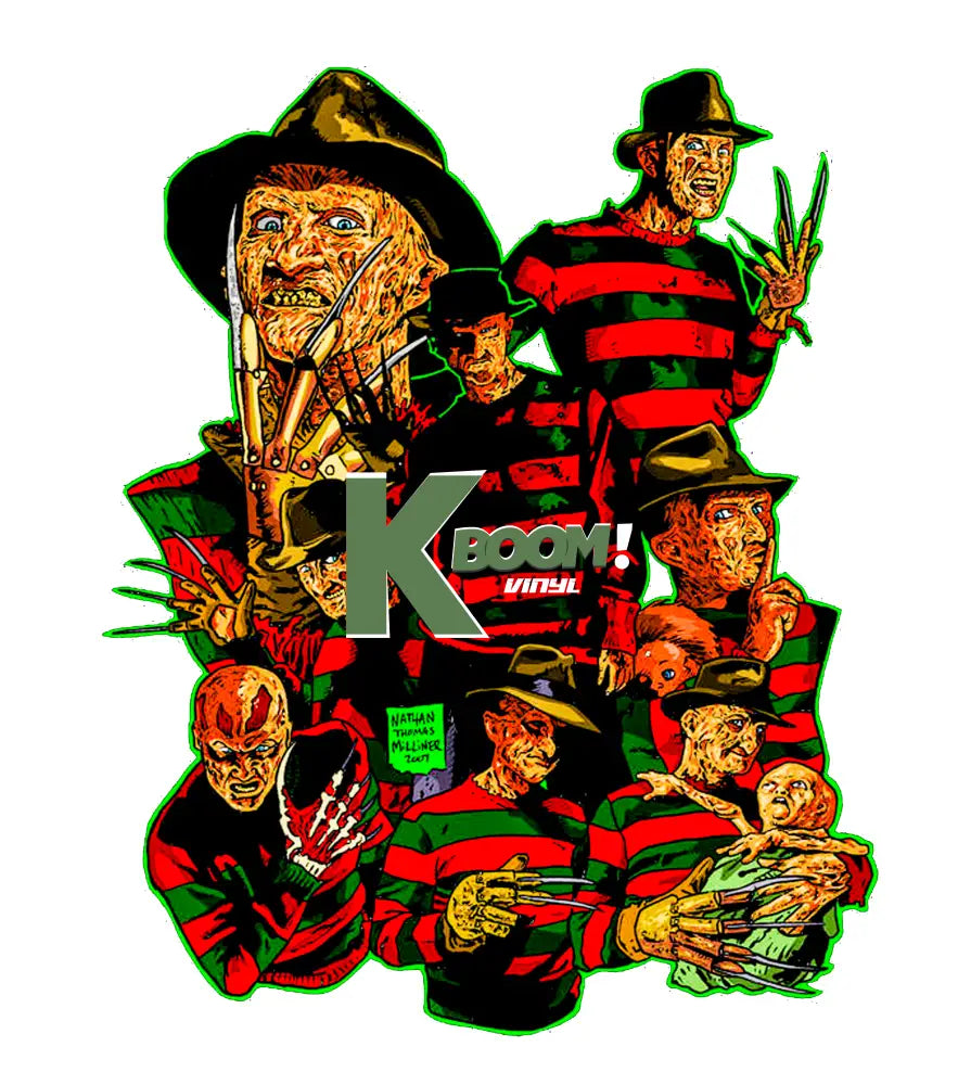 Iron On DTF Transfers For T-Shirt Clothes about 25cm horror 7 DTF Transfers