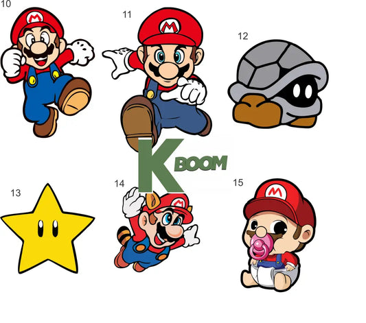 Iron On DTF Transfers For T-Shirt Clothes about 8cm - 10cm a logo DTF Transfers