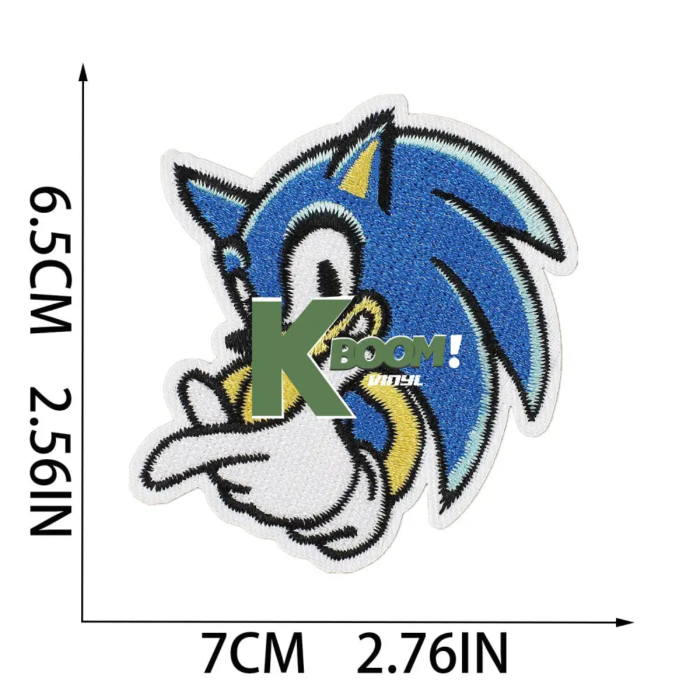 Iron On Patches Sonic