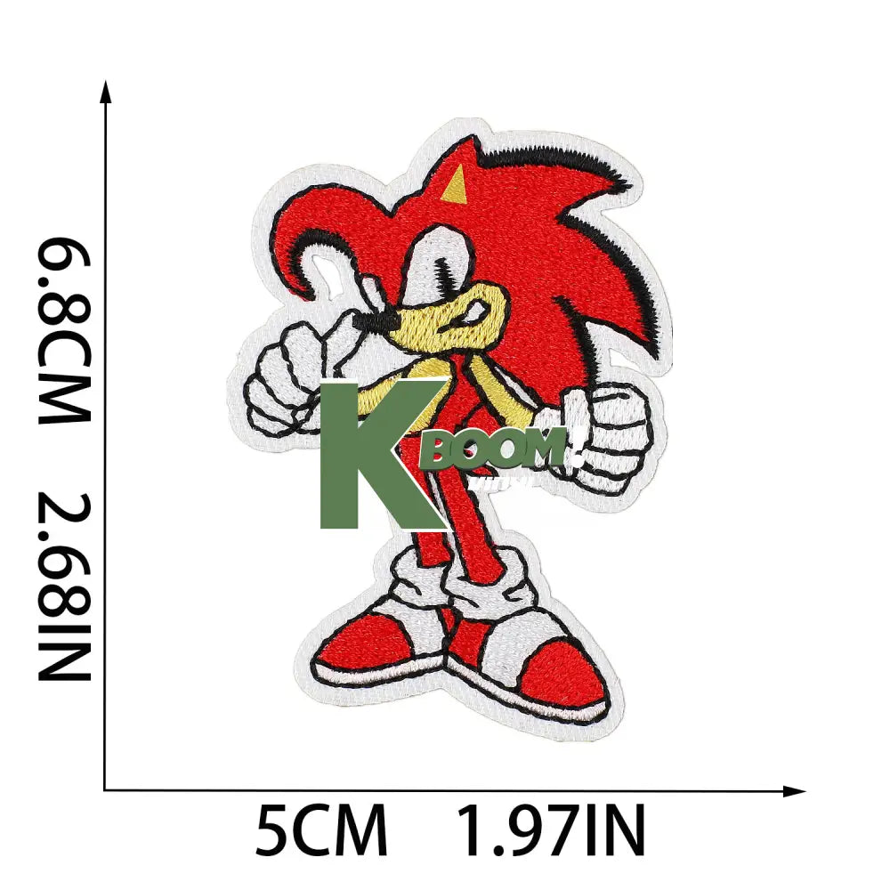 Iron On Patches Sonic