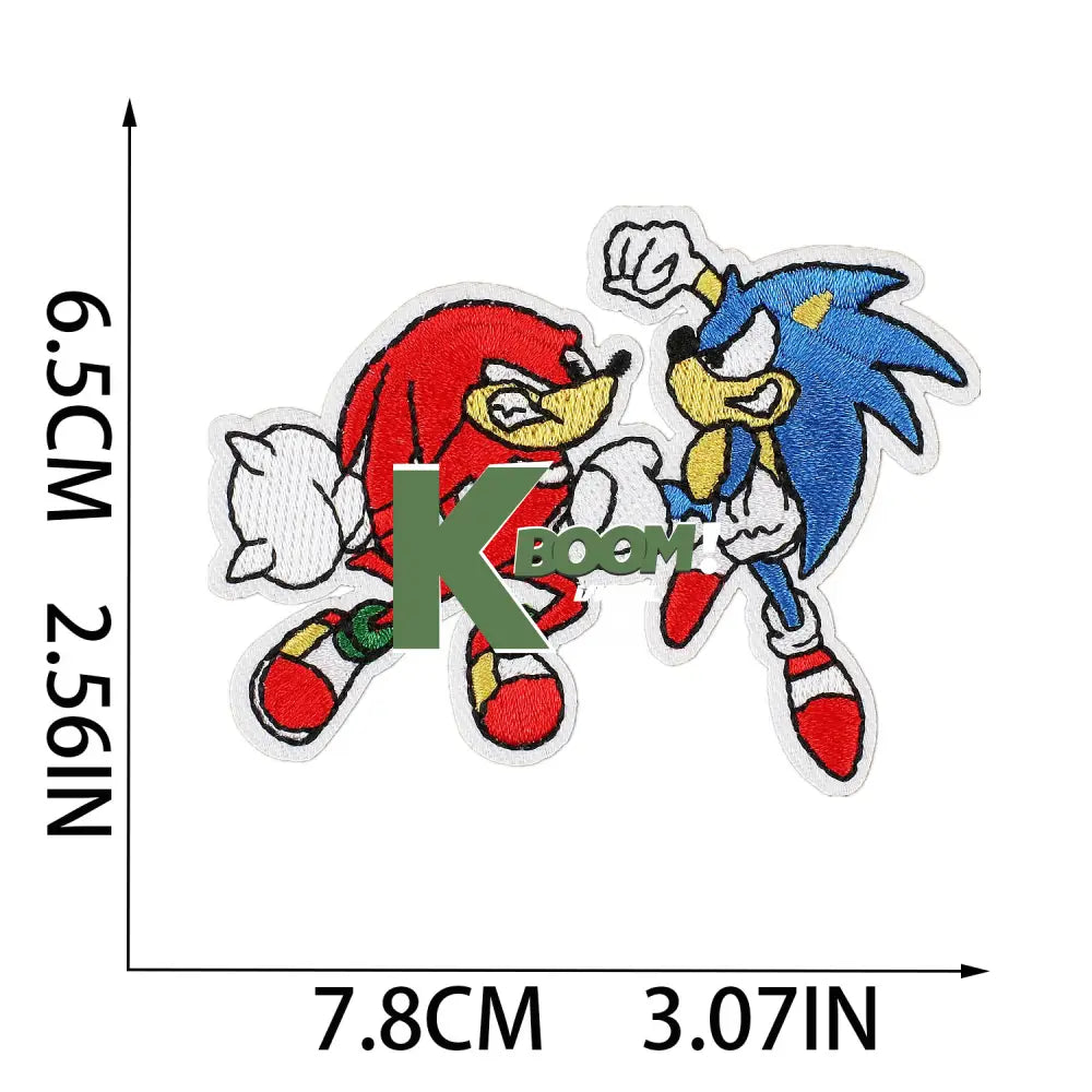 Iron On Patches Sonic