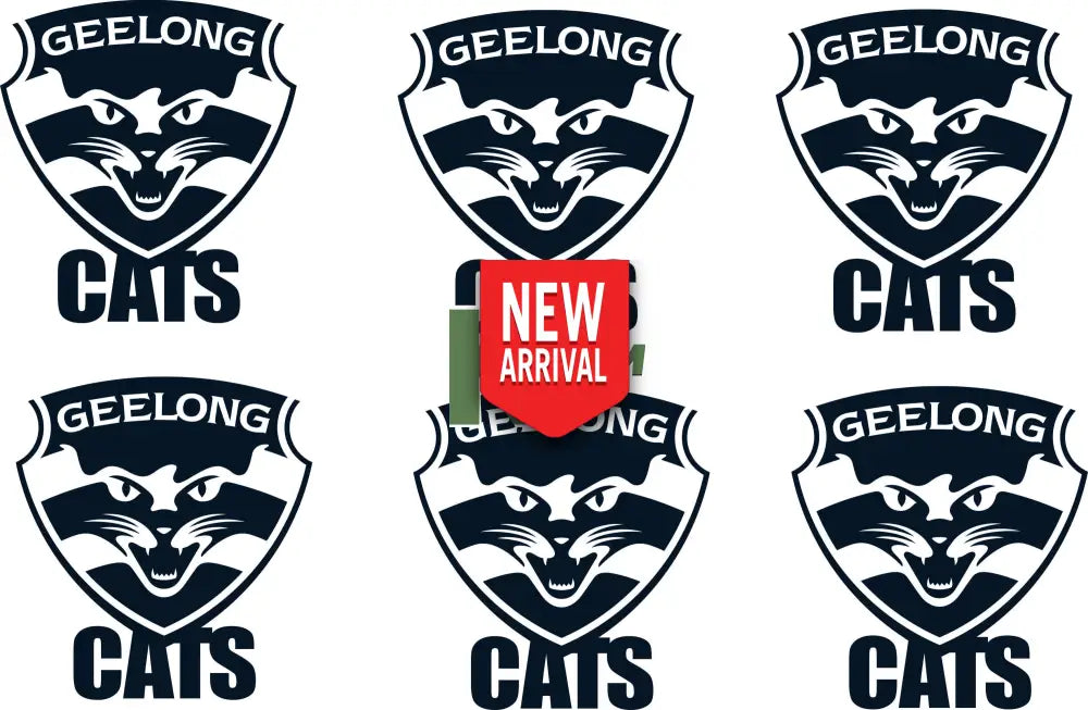 Iron on Transfer x 6 - AFL Geelong
