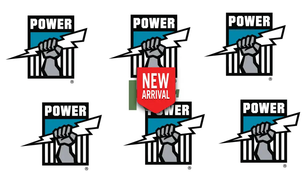 Iron on Transfer x 6 - AFL Port Adelaide