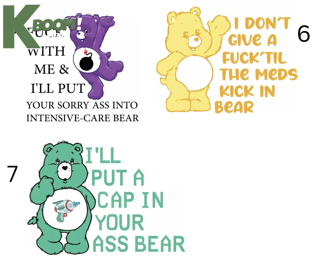 jb wear T-Shirt + swear bear print