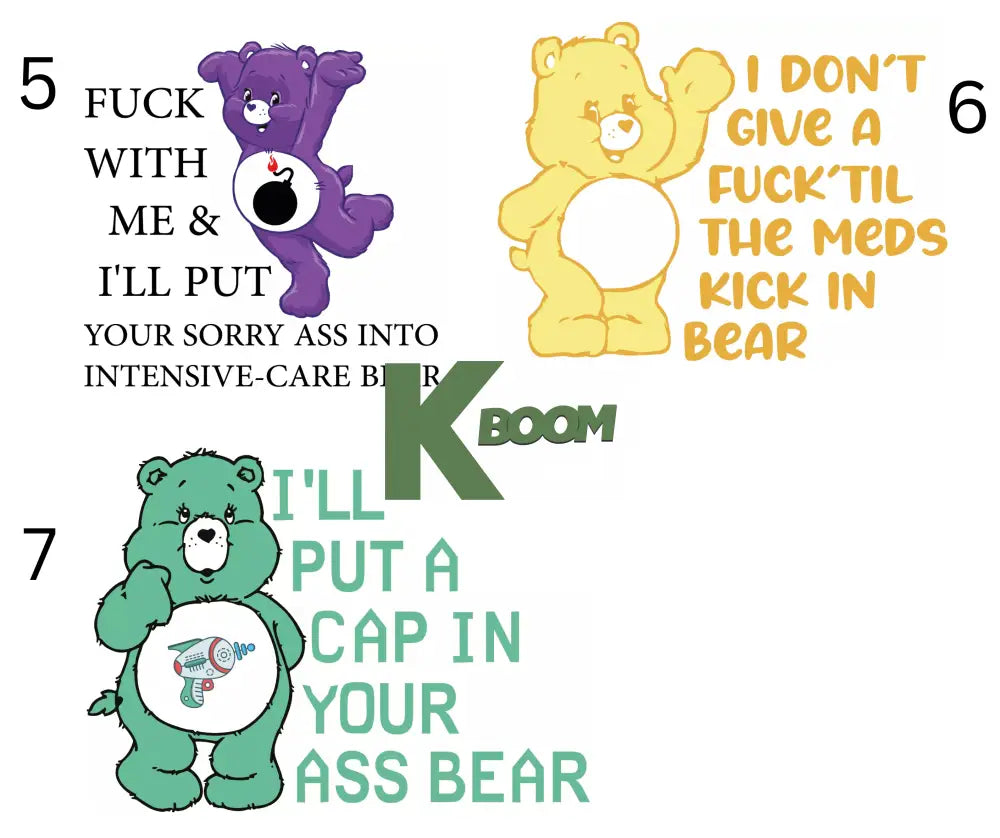 jb wear T-Shirt + swear bear print